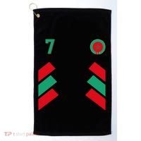 Retro7 Moroccan Football Morocco Soccer Morocco Flag Gift Golf Towel thumb 0