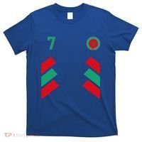 Retro7 Moroccan Football Morocco Soccer Morocco Flag Gift T-Shirt thumb 0