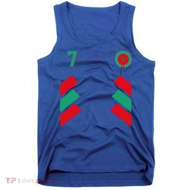 Retro7 Moroccan Football Morocco Soccer Morocco Flag Gift Tank Top