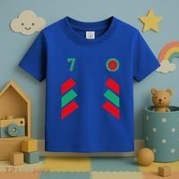 Retro7 Moroccan Football Morocco Soccer Morocco Flag Gift Toddler T-Shirt thumb 3