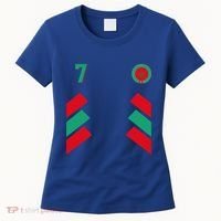 Retro7 Moroccan Football Morocco Soccer Morocco Flag Gift Women's T-Shirt thumb 0