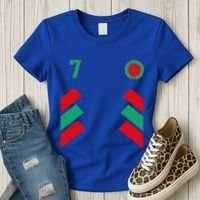 Retro7 Moroccan Football Morocco Soccer Morocco Flag Gift Women's T-Shirt thumb 3