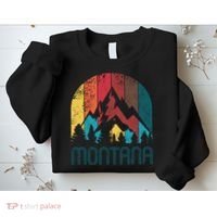 Retro Montana Gift For Men Women And Kids Sweatshirt thumb 2