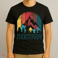 Retro Montana Gift For Men Women And Kids T-Shirt thumb 3