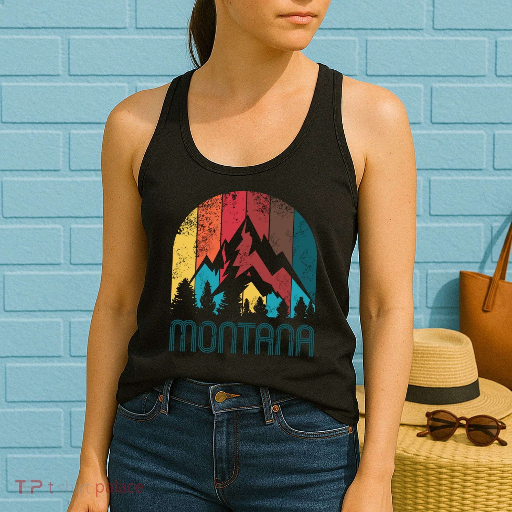 Retro Montana Gift For Men Women And Kids Women's Tank Top