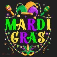 Retro Mardi Gras Party Hat Clothes For m.e.ns K.i.d.s Women's Sweatshirt thumb 2