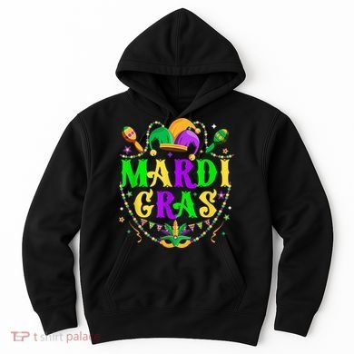 Retro Mardi Gras Party Hat Clothes For m.e.ns K.i.d.s Hoodie
