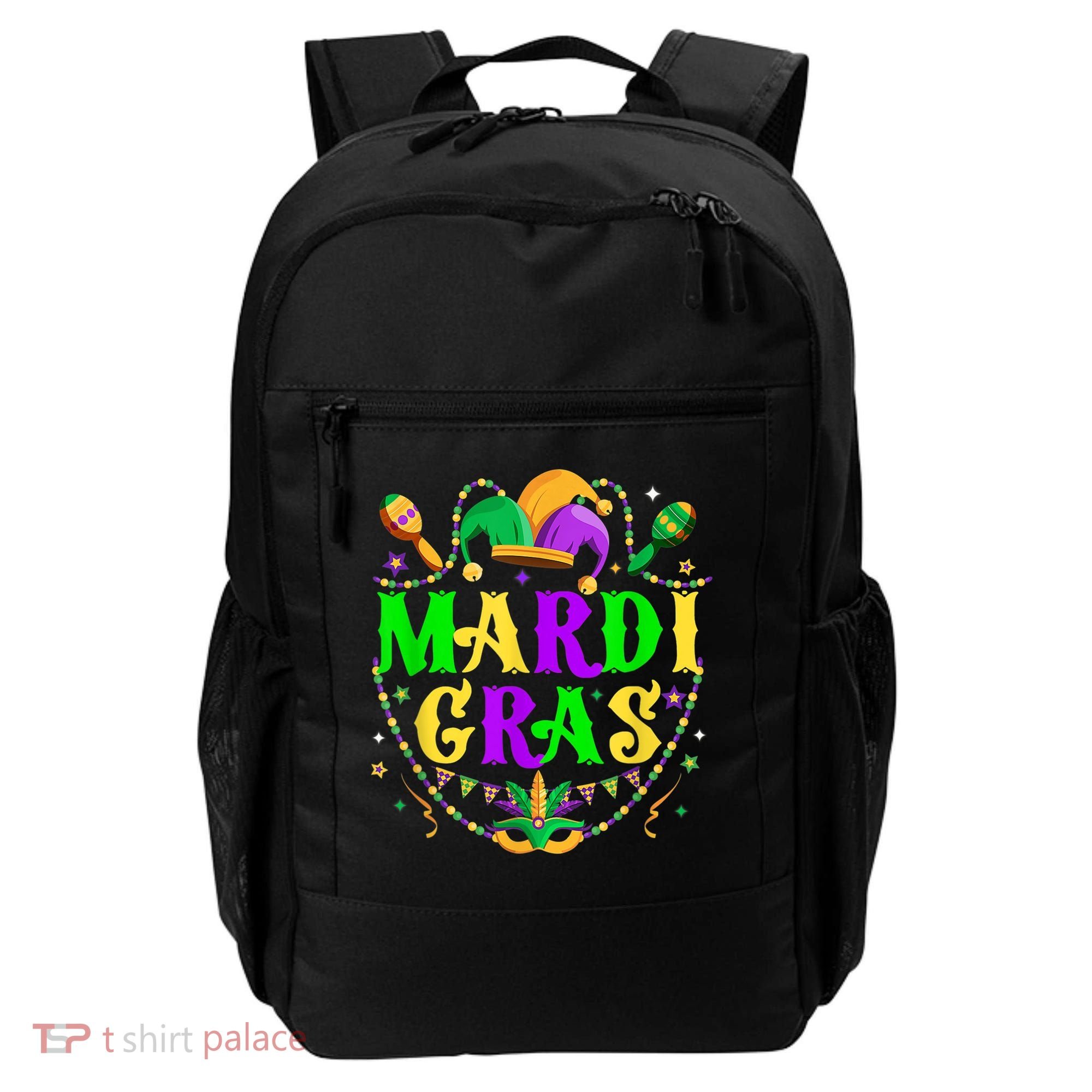Retro Mardi Gras Party Hat Clothes For m.e.ns K.i.d.s Backpack