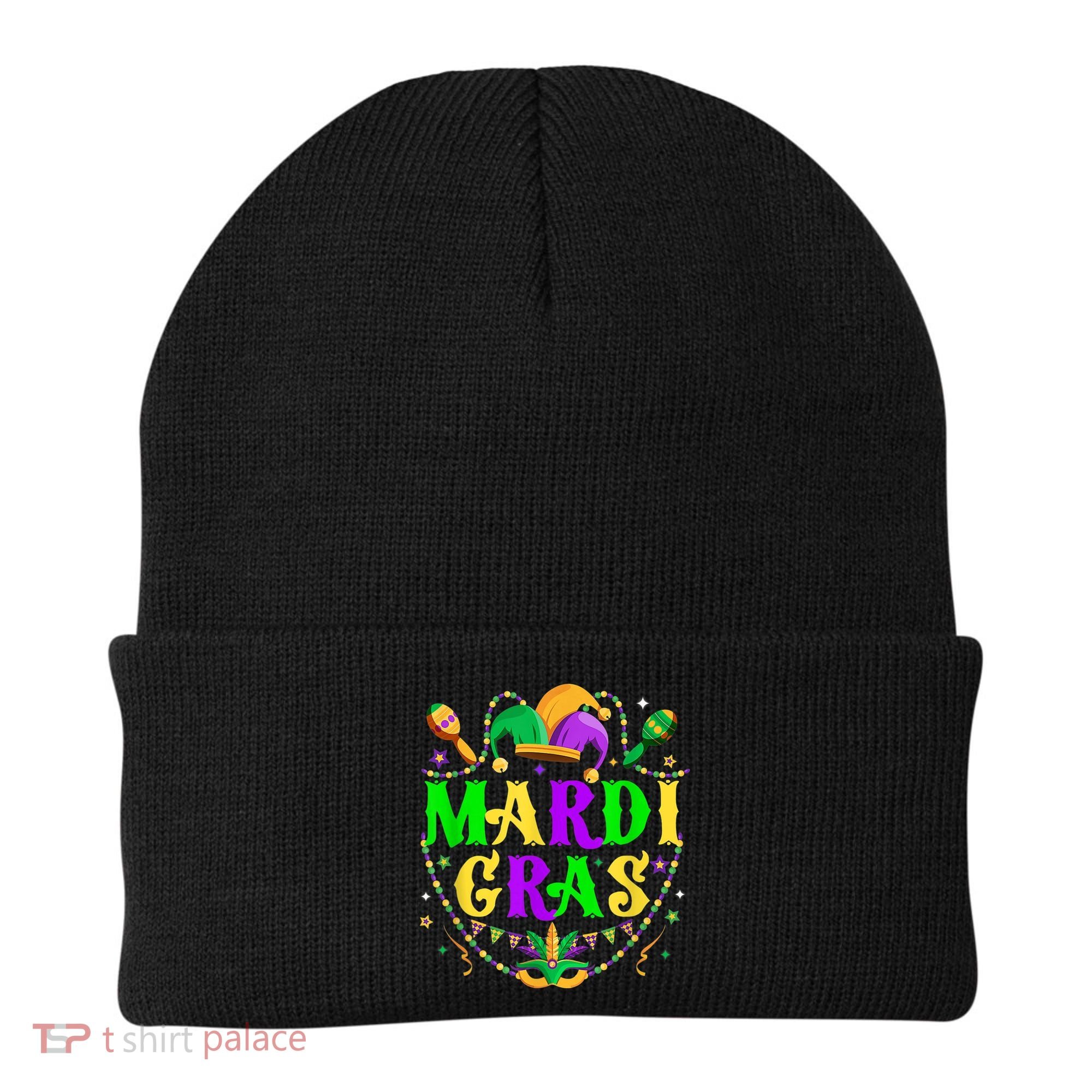 Retro Mardi Gras Party Hat Clothes For m.e.ns K.i.d.s Beanie