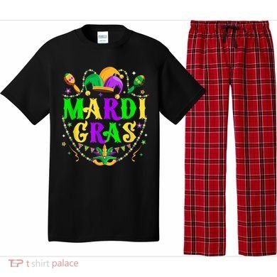 Retro Mardi Gras Party Hat Clothes For m.e.ns K.i.d.s Pajama Set