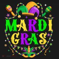 Retro Mardi Gras Party Hat Clothes For m.e.ns K.i.d.s Women's Hoodie thumb 2