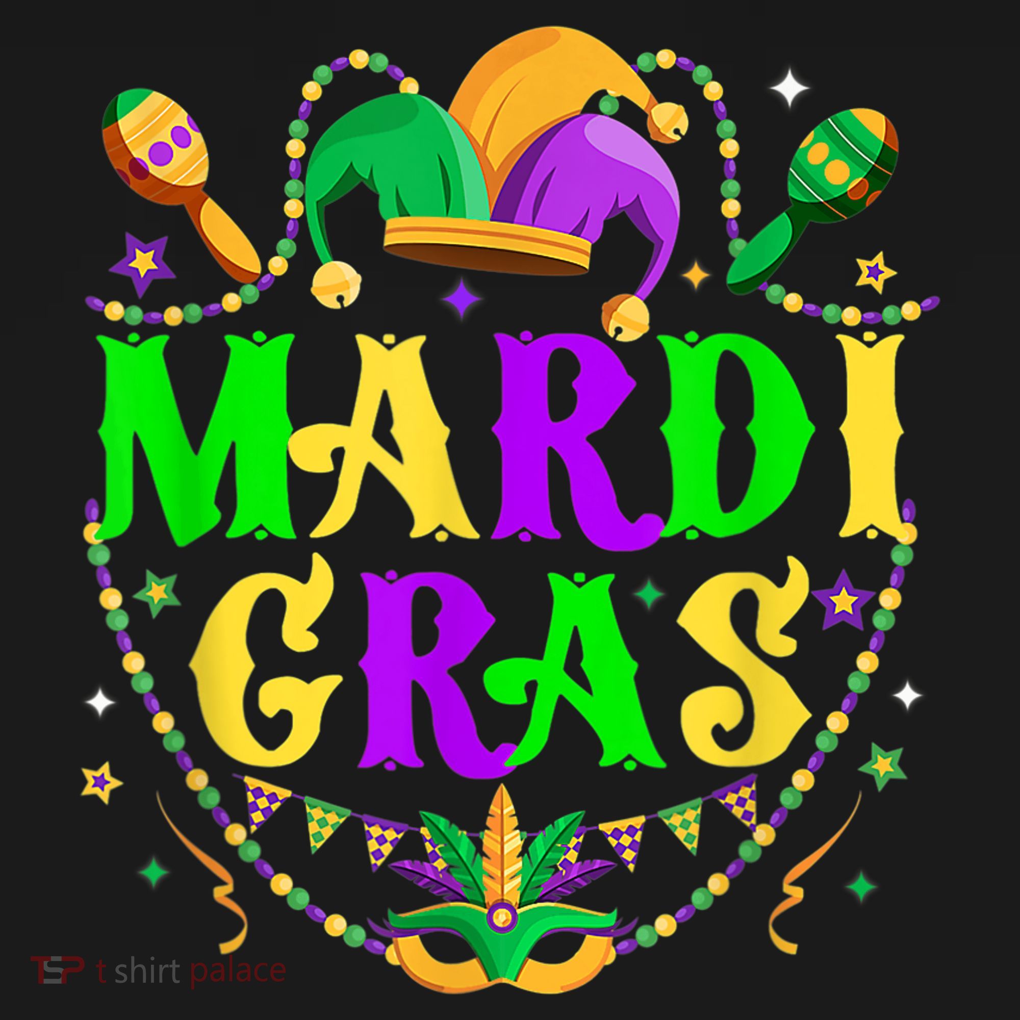Retro Mardi Gras Party Hat Clothes For m.e.ns K.i.d.s Women's Hoodie