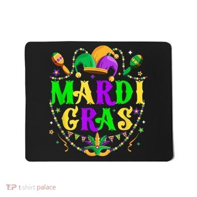Retro Mardi Gras Party Hat Clothes For m.e.ns K.i.d.s Mousepad