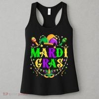 Retro Mardi Gras Party Hat Clothes For m.e.ns K.i.d.s Women's Tank Top thumb 3