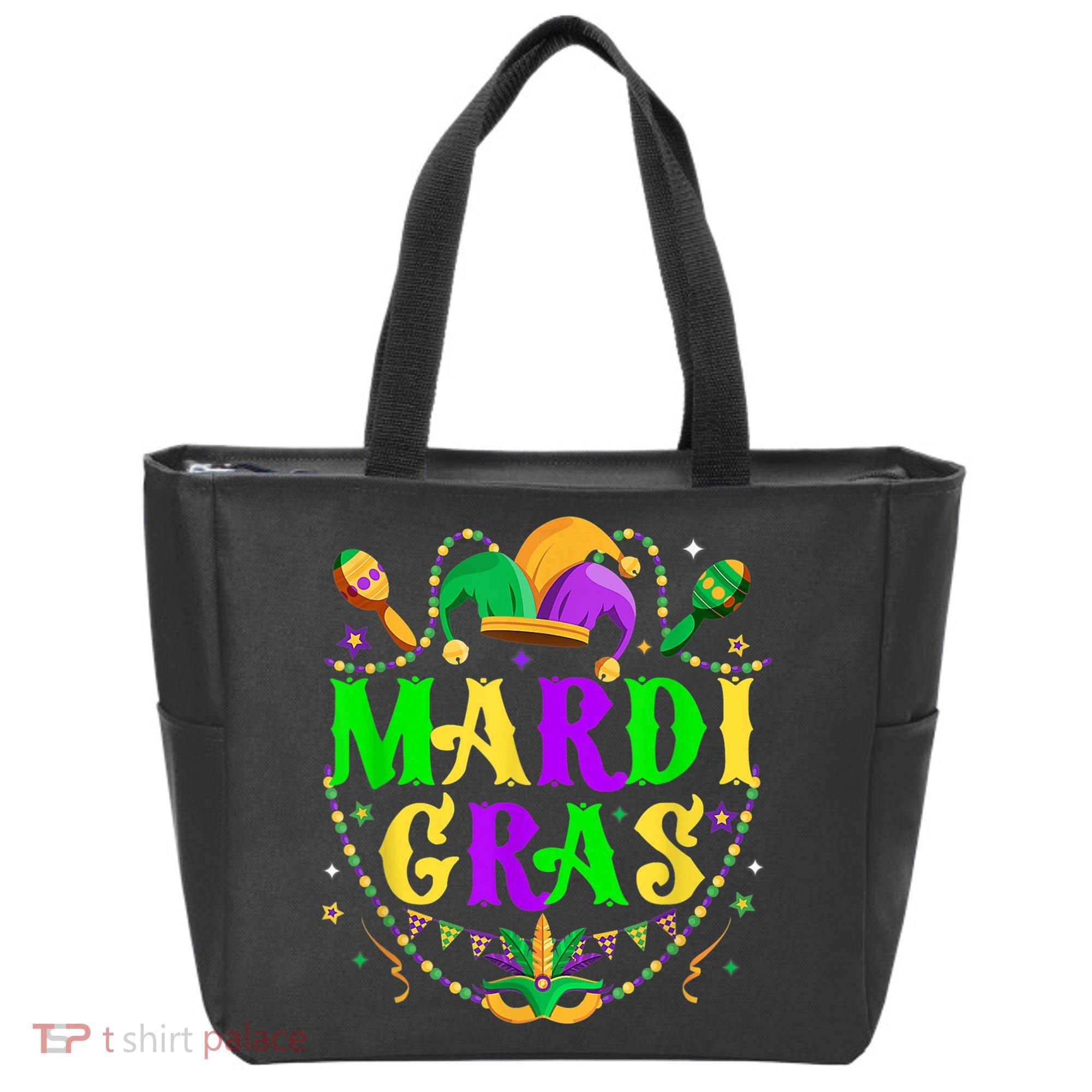 Retro Mardi Gras Party Hat Clothes For m.e.ns K.i.d.s Tote Bag