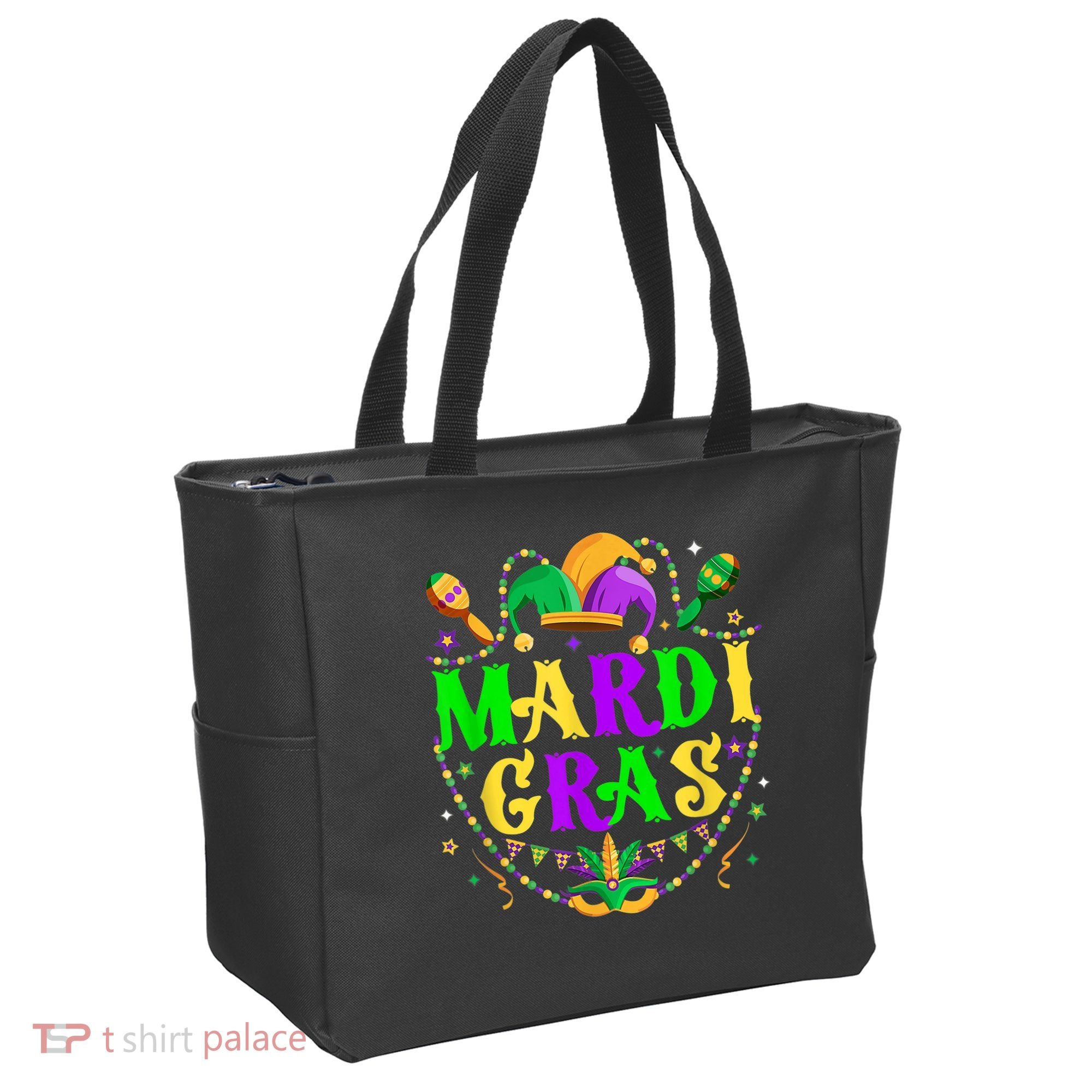 Retro Mardi Gras Party Hat Clothes For m.e.ns K.i.d.s Tote Bag