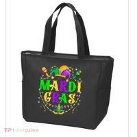 Retro Mardi Gras Party Hat Clothes For m.e.ns K.i.d.s Tote Bag thumb 3