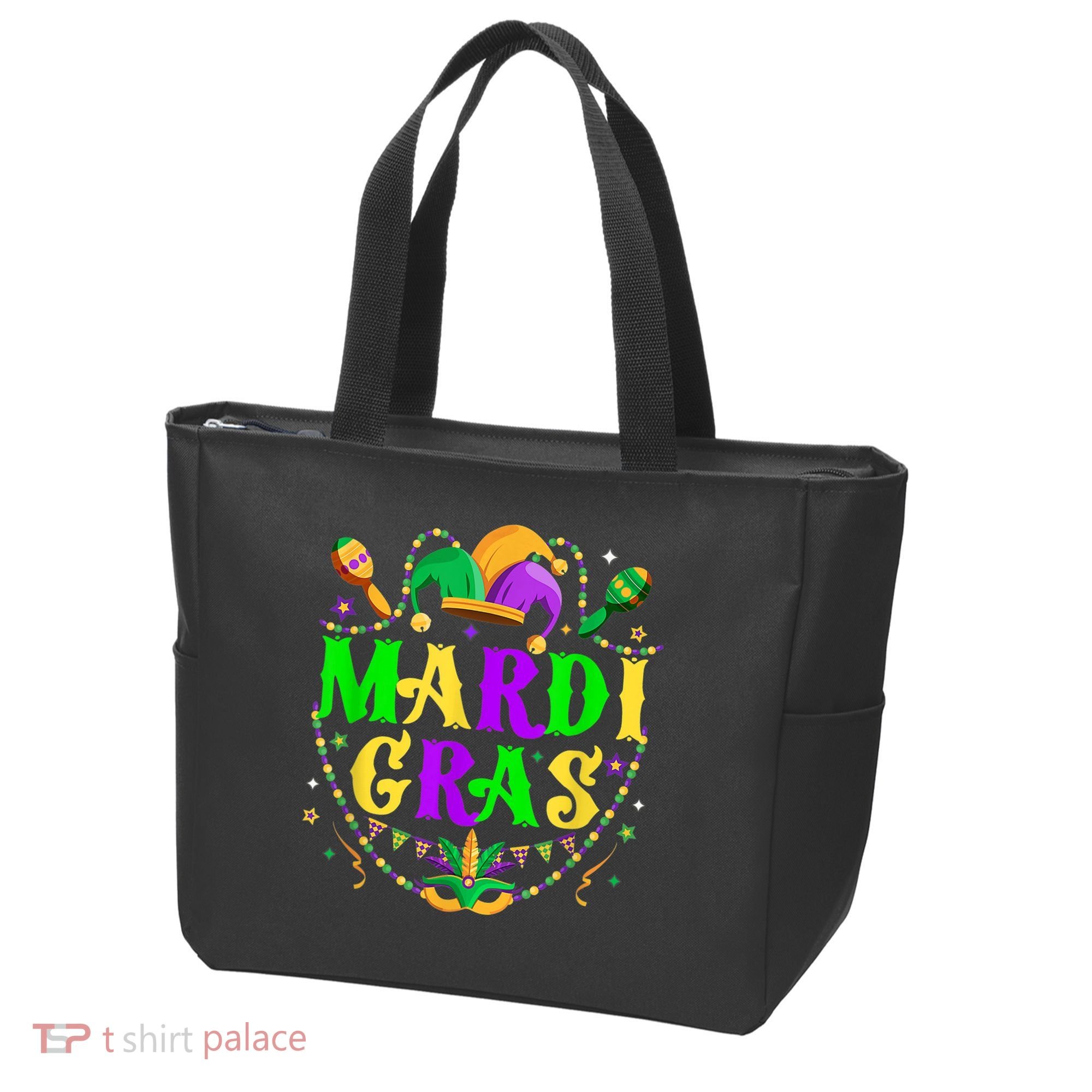 Retro Mardi Gras Party Hat Clothes For m.e.ns K.i.d.s Tote Bag