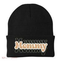 Retro Mommy Gift For Mothers Day Beanie thumb 0