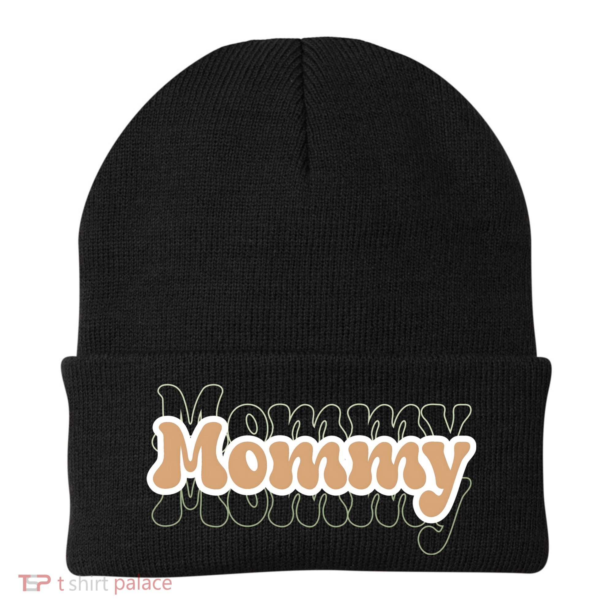 Retro Mommy Gift For Mothers Day Beanie
