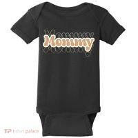 Retro Mommy Gift For Mothers Day Baby Bodysuit thumb 0