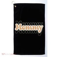 Retro Mommy Gift For Mothers Day Golf Towel thumb 0