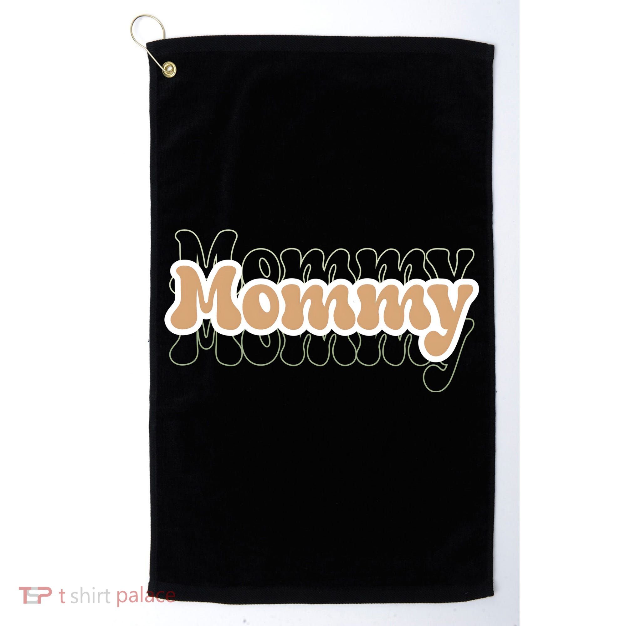 Retro Mommy Gift For Mothers Day Golf Towel