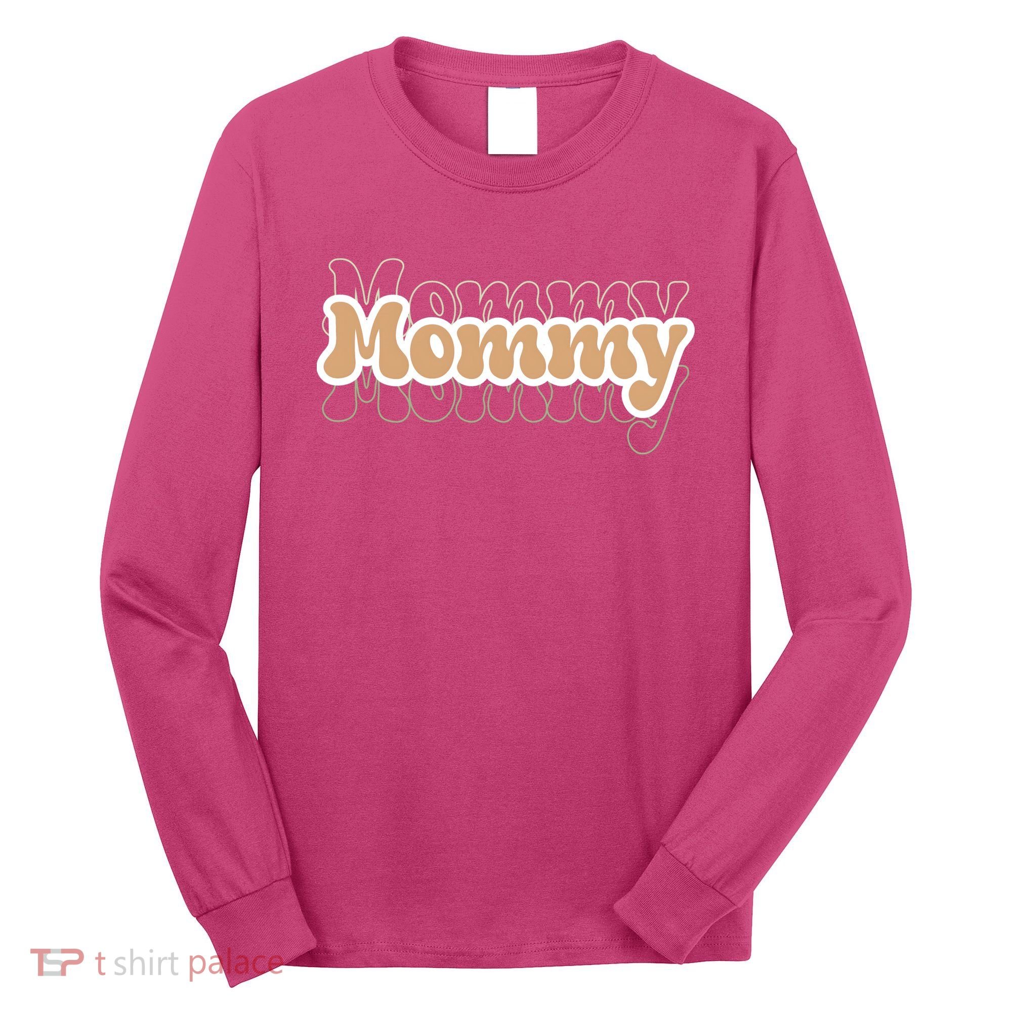 Retro Mommy Gift For Mothers Day Long Sleeve Shirt