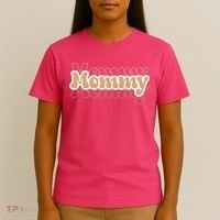 Retro Mommy Gift For Mothers Day T-Shirt thumb 4