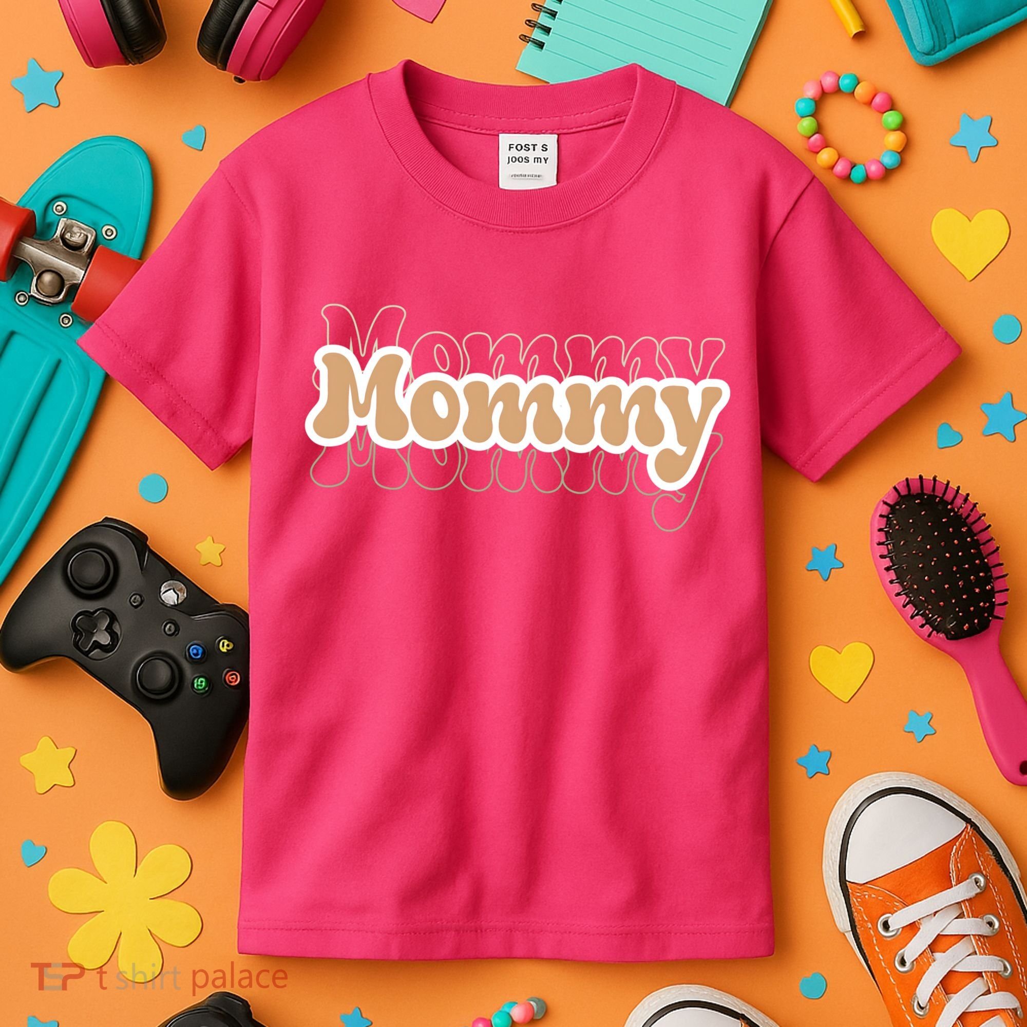 Retro Mommy Gift For Mothers Day Kids T-Shirt