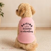 Raising My Husband Is Exhausting Funny Doggie Tank thumb 2
