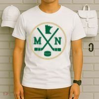 Retro Minnesota Hockey Emblem Vintage Mn Gift T-Shirt thumb 6