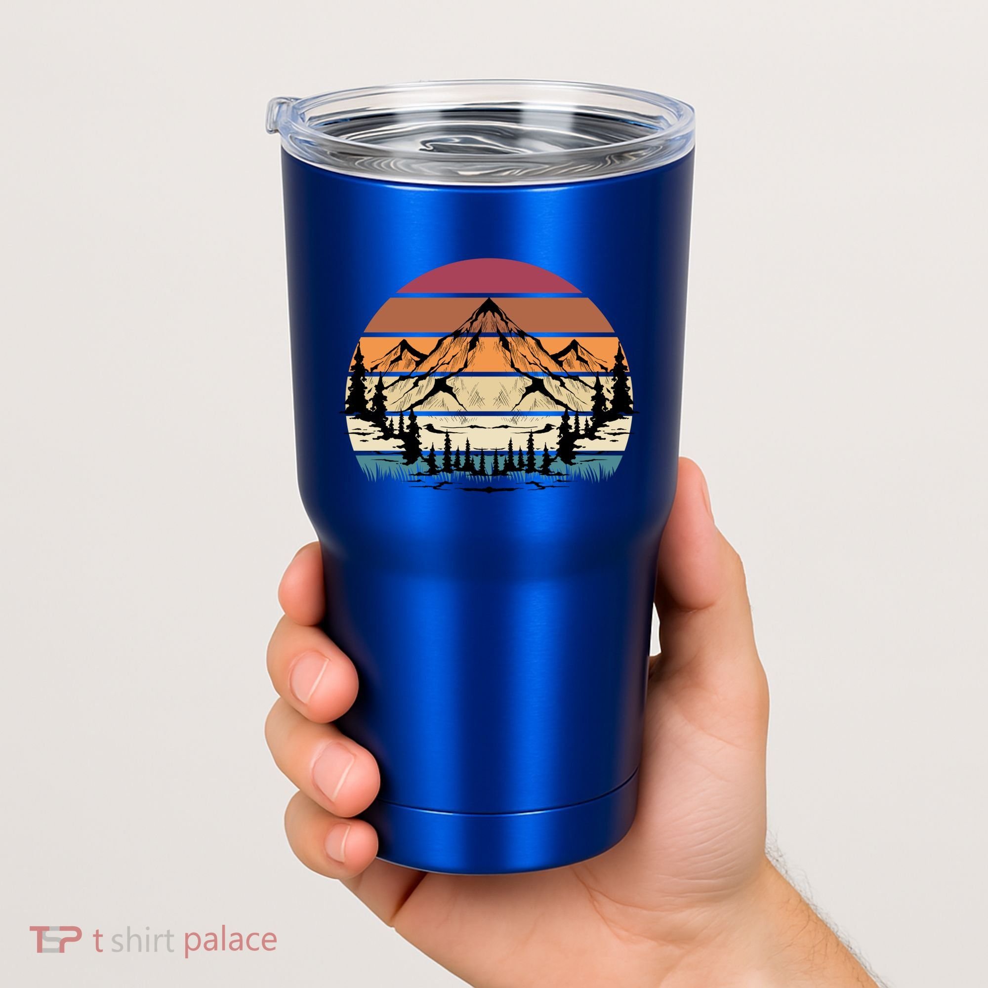 Retro Mountain Hike Hobby Sport Hiker Gift Camping Hiking Gift Tumbler