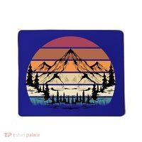 Retro Mountain Hike Hobby Sport Hiker Gift Camping Hiking Gift Mousepad thumb 0