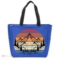Retro Mountain Hike Hobby Sport Hiker Gift Camping Hiking Gift Tote Bag thumb 0