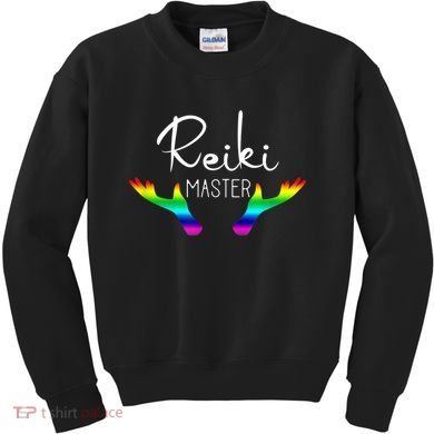 Reiki Master Holistic Energy Healing Kids Sweatshirt