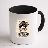 Raising My Husband Is Exhausting Coffee Mug thumb 1