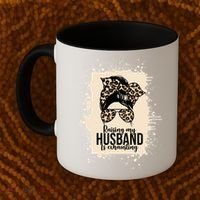 Raising My Husband Is Exhausting Coffee Mug thumb 2