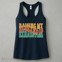 Raising My Husband Is Exhausting Funny Wife Women's Tank Top thumb 3