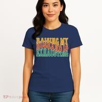 Raising My Husband Is Exhausting Funny Wife Women's T-Shirt thumb 4