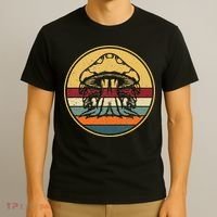 Retro Mushroom Hunter Fungi Foraging Vintage Mycologist T-Shirt thumb 3