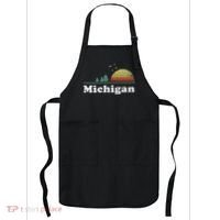 Retro Michigan Image Novelty Home Mi State Souvenir Apron thumb 0