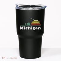 Retro Michigan Image Novelty Home Mi State Souvenir Tumbler thumb 0