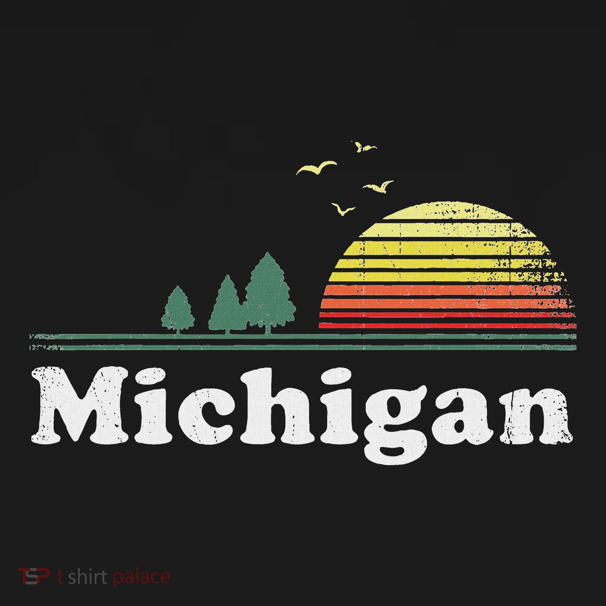Retro Michigan Image Novelty Home Mi State Souvenir Visor