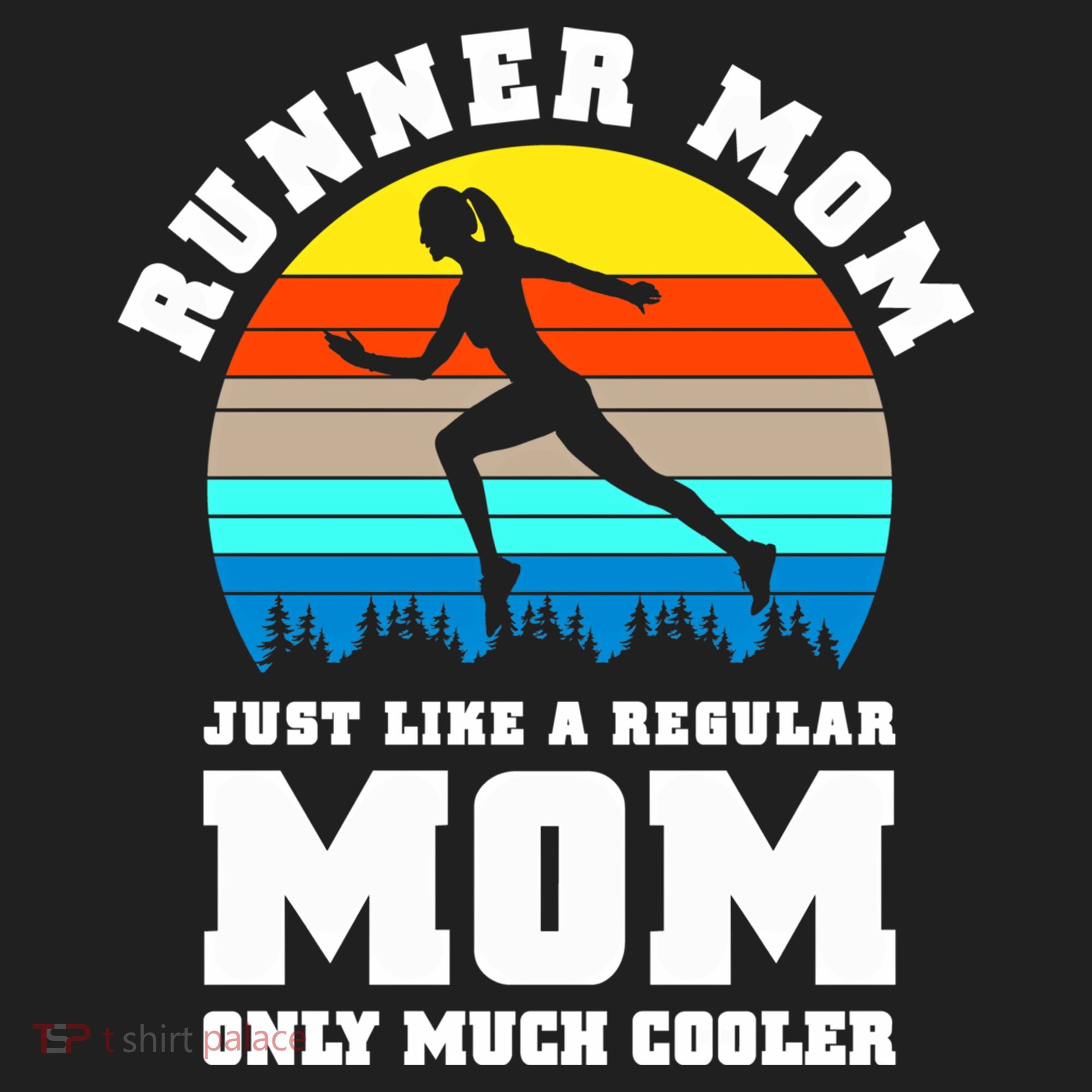 Runner Mom Just Like A Regular Mom Marathon Moms Mom Running Great Gift Beanie