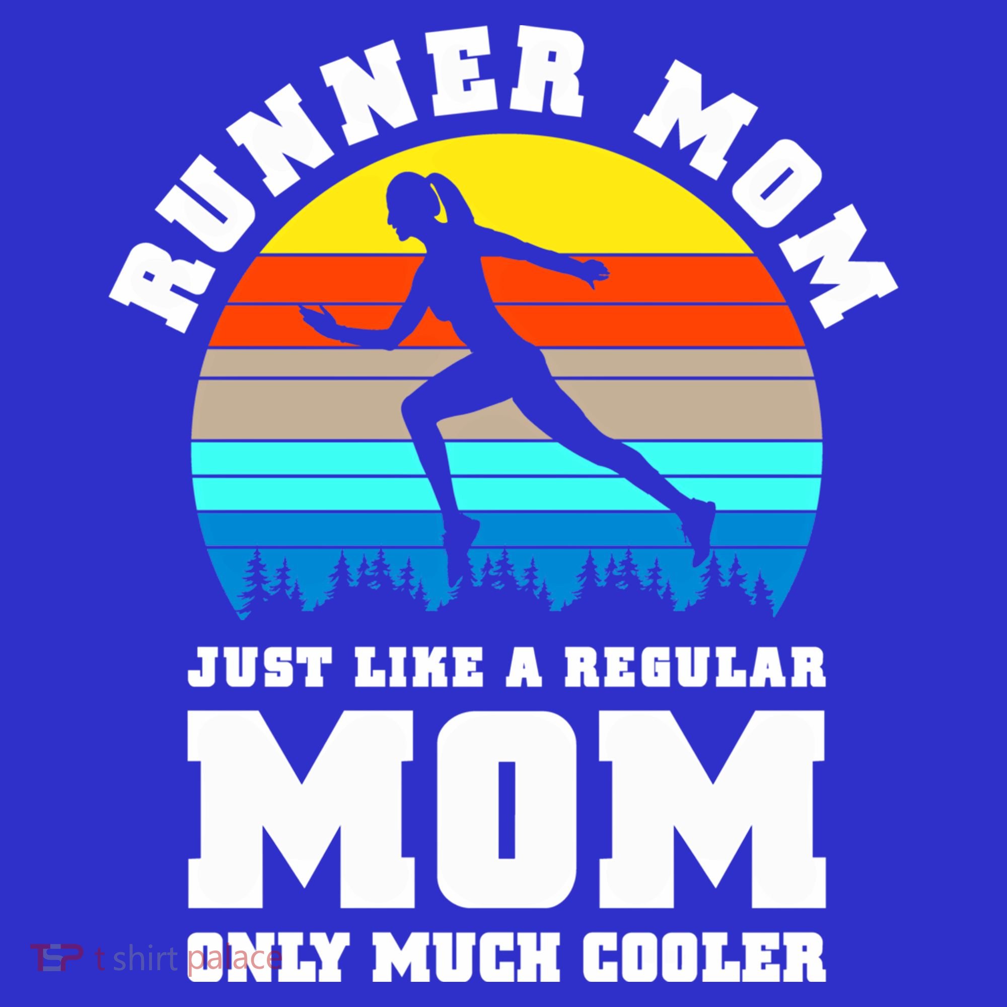 Runner Mom Just Like A Regular Mom Marathon Moms Mom Running Great Gift Visor