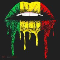 Reggae Music Jamaica Kissing Lips Flag Rastafari Rasta Beanie thumb 2