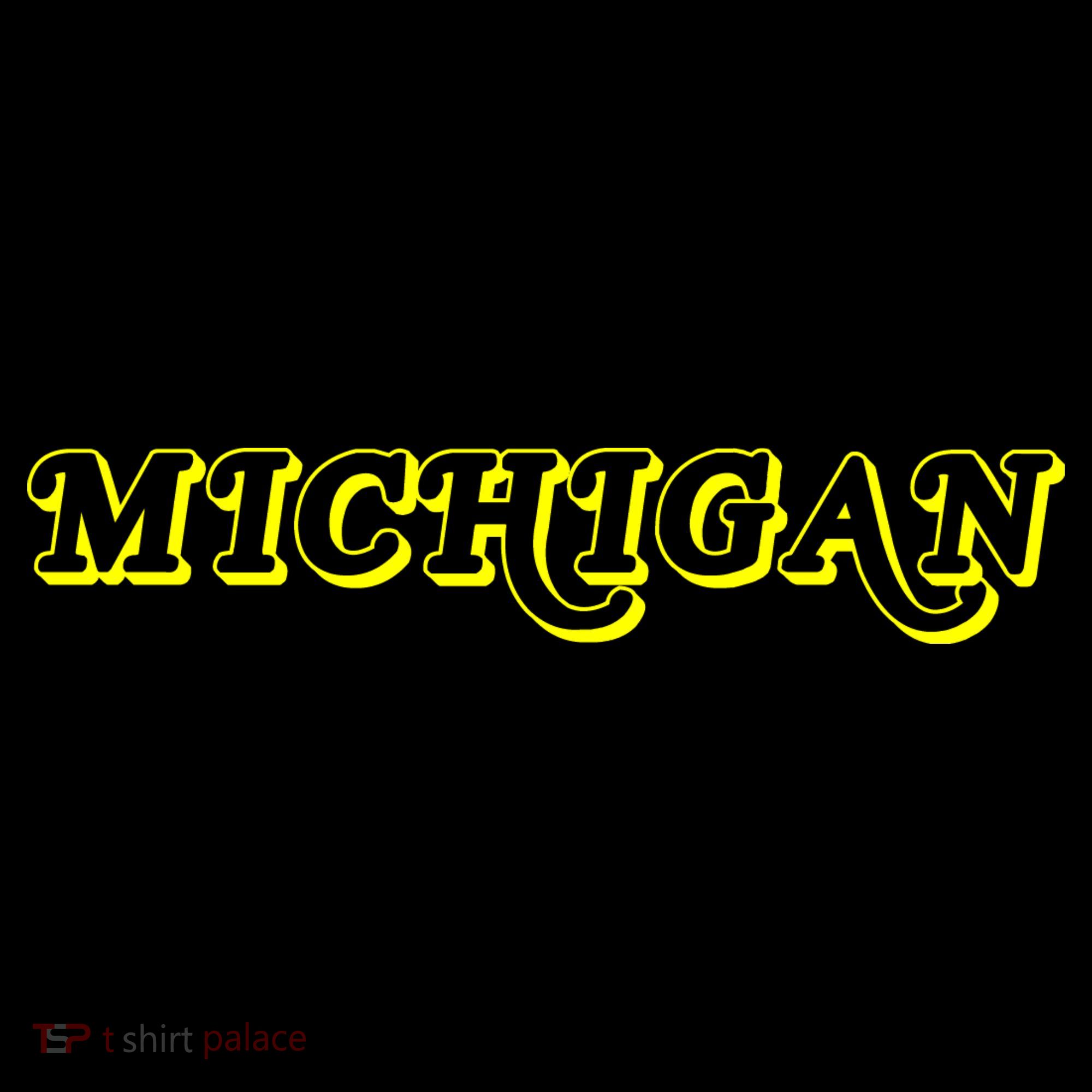 Retro Michigan Logo Ornament