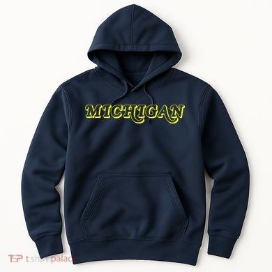 Retro Michigan Logo Hoodie