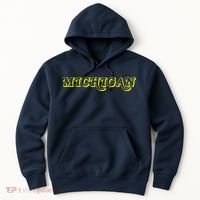 Retro Michigan Logo Hoodie thumb 0